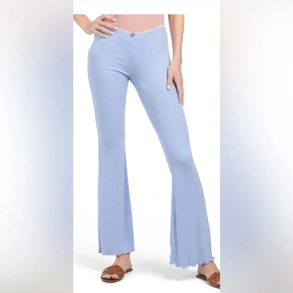 Urban Outfitters Light Blue Flare Pants